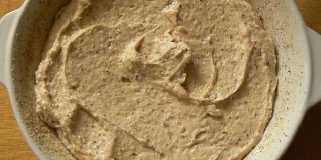 ореховый пирог с инжиром