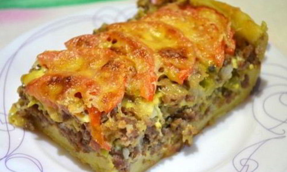 Рецепт оригинальный мясной пирог с сыром