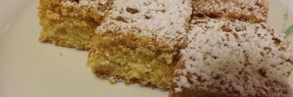 Песочный пирог лимонный