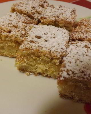 Песочный пирог лимонный