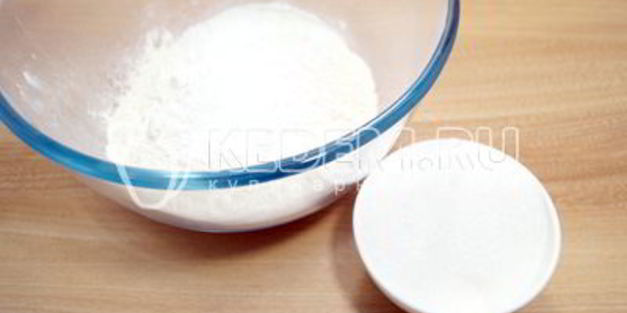 песочный пирог с творогом