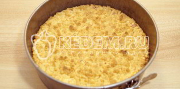 песочный пирог с творогом