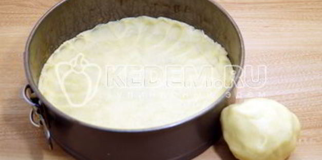 песочный пирог с творогом