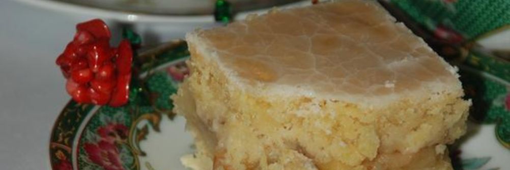 Песочный пирог с яблоками