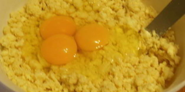 песочный пирог с яблоками