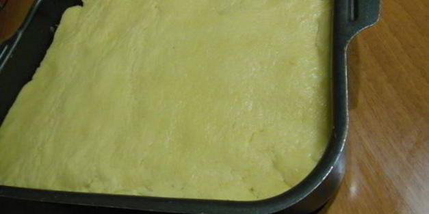 песочный пирог с яблоками