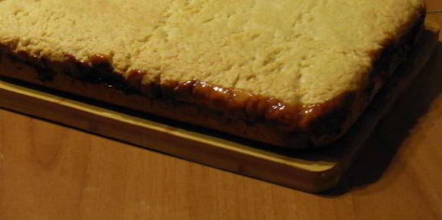 песочный пирог с яблоками