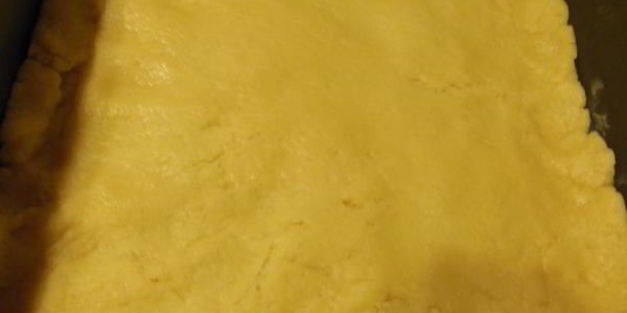 песочный пирог с яблоками