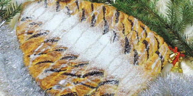 пирог елочка