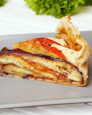 Пирог из баклажанов