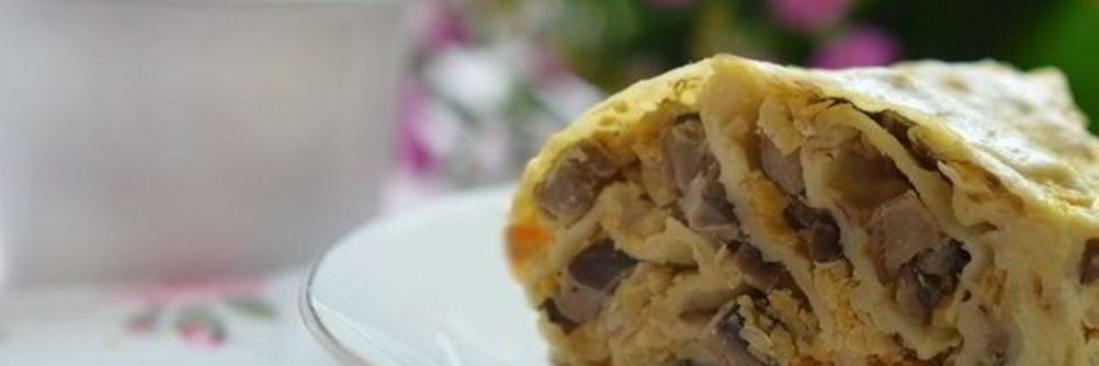 Пирог из лаваша с кефиром