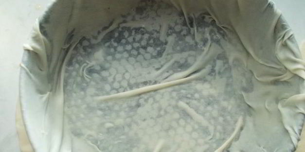 пирог из теста фило и овощей