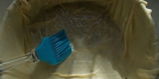 пирог из теста фило и овощей