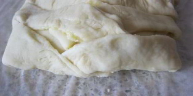 пирог-косичка со сливочно-лимонной начинкой