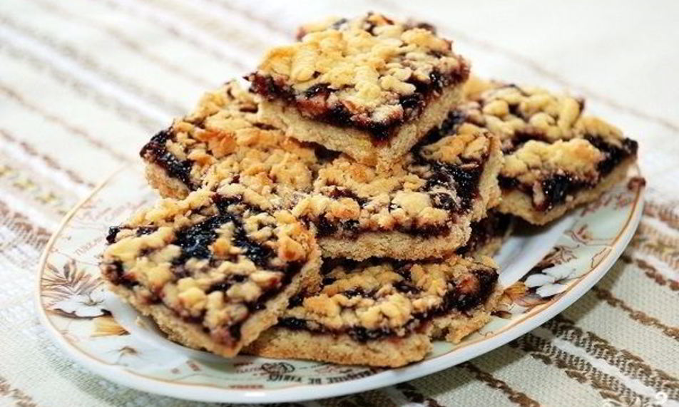 Рецепт пирог крошка с вареньем