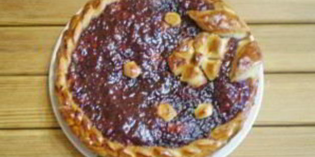 пирог открытый с вареньем