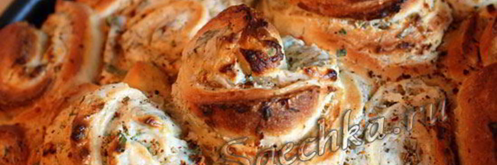 Пирог с фетой