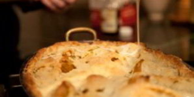 пирог с грушами и яблоками