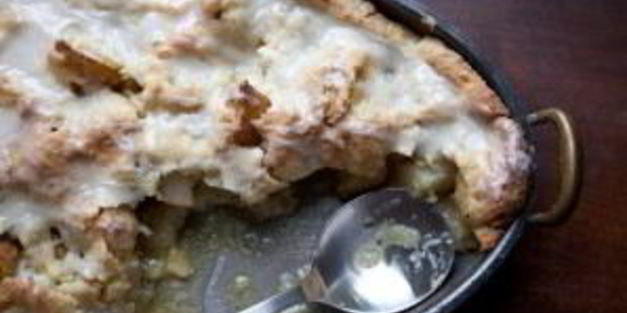 пирог с грушами и яблоками