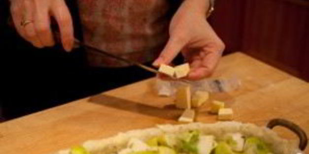 пирог с грушами и яблоками