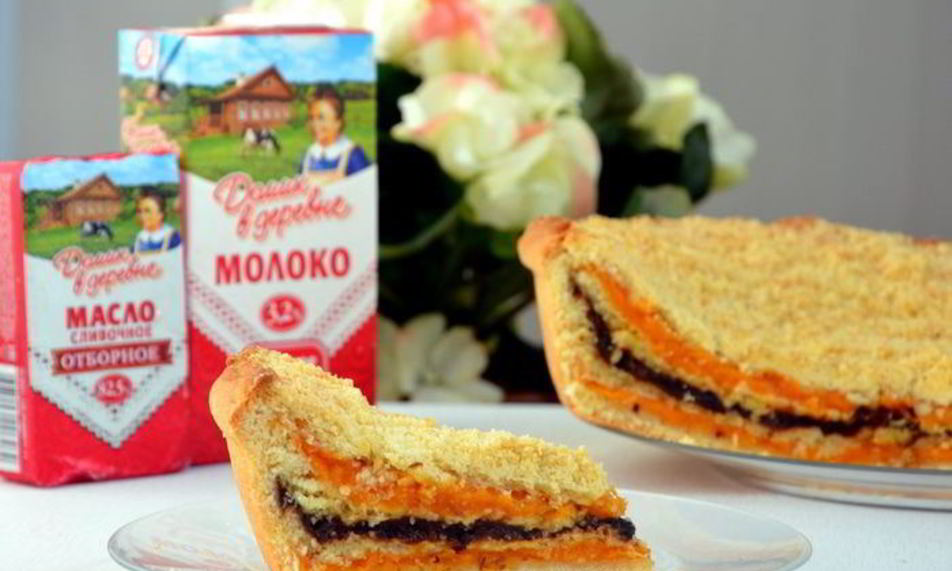 Рецепт пирог с курагой и черносливом