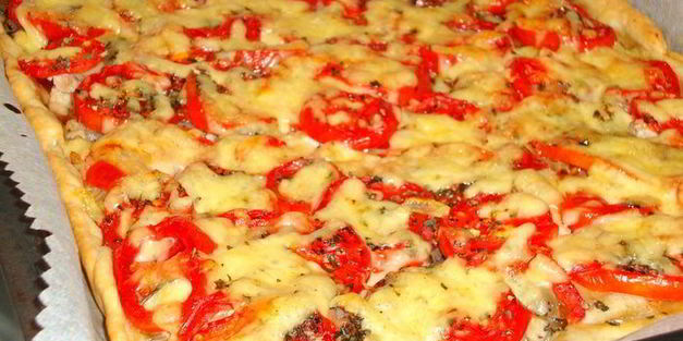 пирог с курицей, грибами и сыром