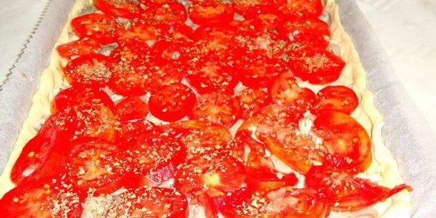 пирог с курицей, грибами и сыром