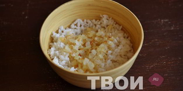 пирог с рисом и рыбой