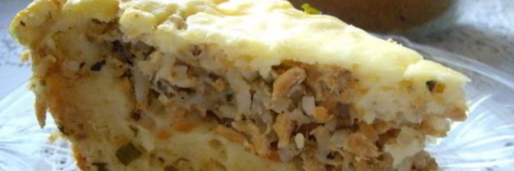 Пирог с сайрой