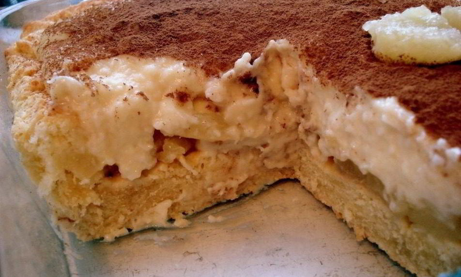 Рецепт пирог с заварным кокосовым кремом