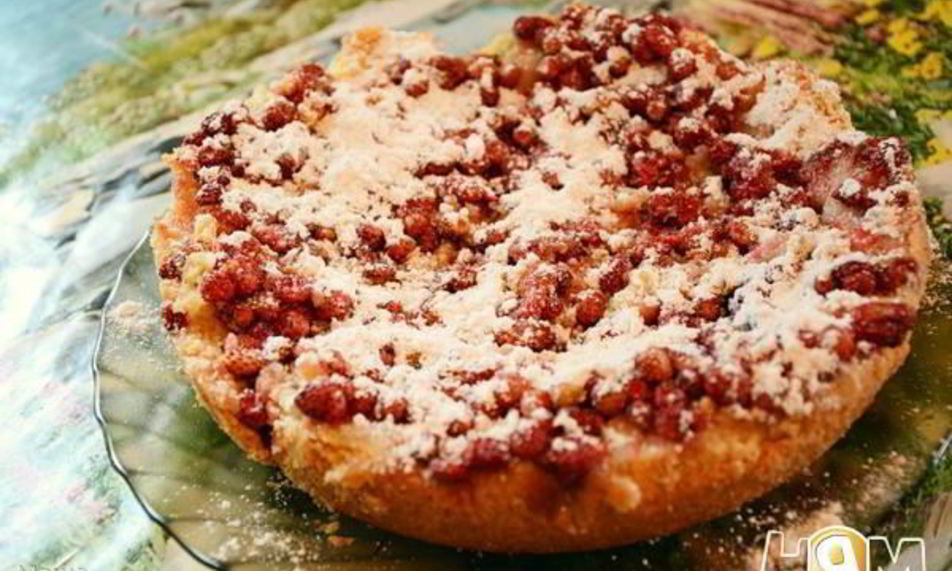 Рецепт пирог с земляникой