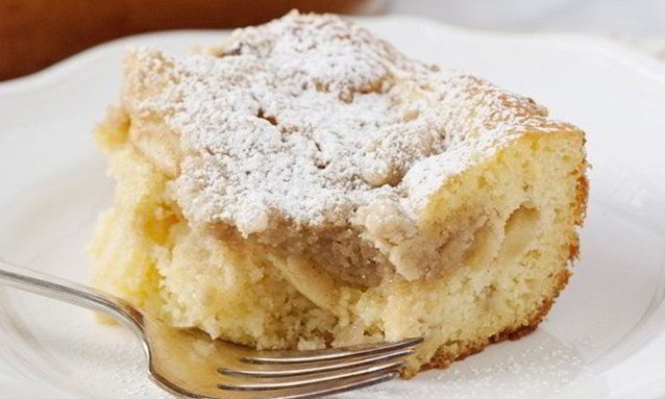 Рецепт пирог сметанный с яблоками