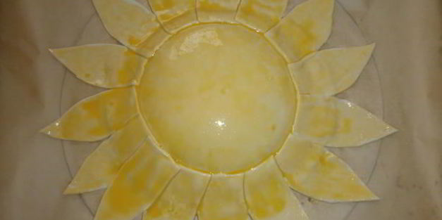 пирог золотой подсолнух