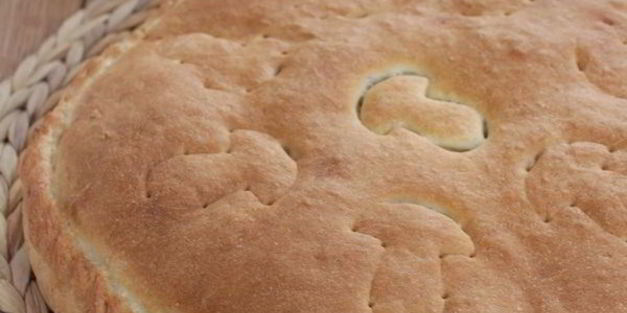 постный пирог с капустой, рисом и грибами