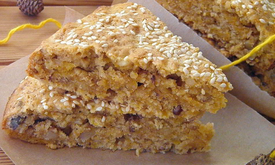 Рецепт постный пирог с тыквой