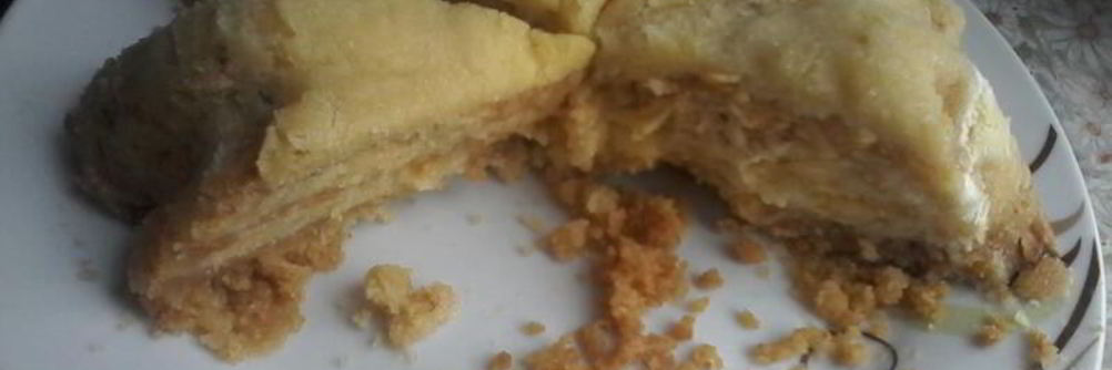 Постный яблочный пирог