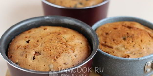 рождественский пирог с сухофруктами и орехами