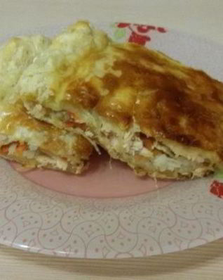 Рыбный пирог с пряностями