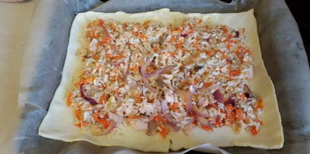 рыбный пирог с пряностями