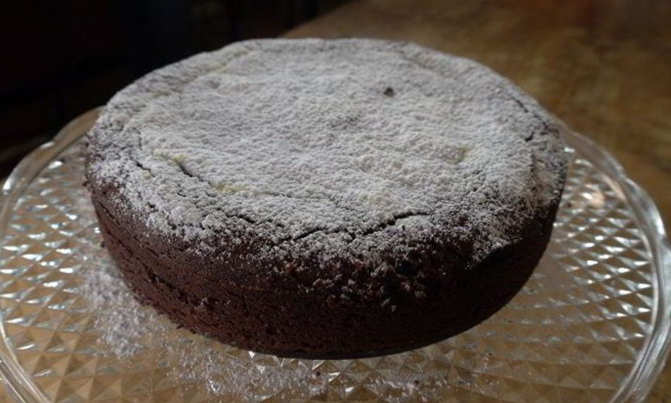 Рецепт шоколадно-миндальный пирог на маскарпоне