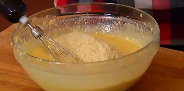 шоколадно-миндальный пирог на маскарпоне