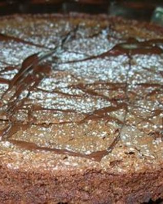 Шоколадно-ореховый пирог