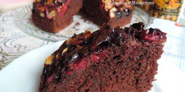 шоколадный пирог на сметане