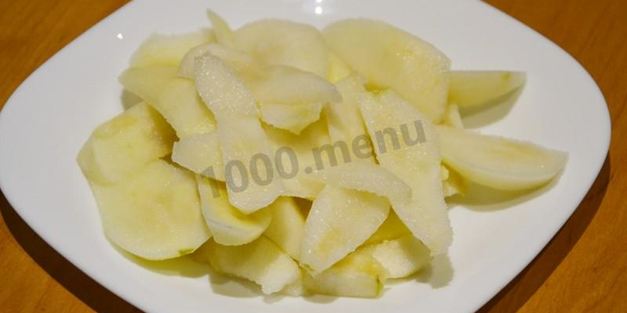 шоколадный пирог с грушами в мультиварке