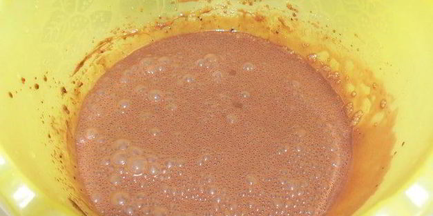 шоколадный пирог с клюквой