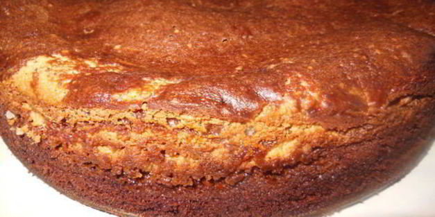 шоколадный пирог с творожно-сливочной начинкой