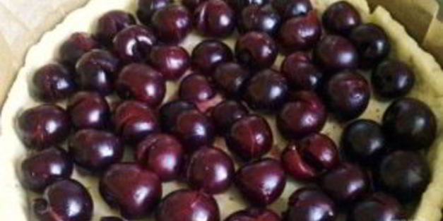 сметанный пирог с вишней