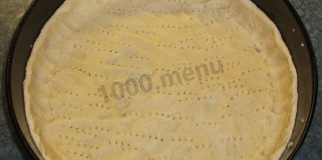 тертый пирог с яблоками