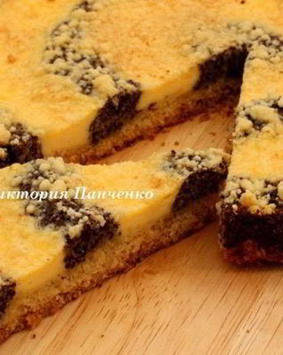 Творожно-маковый пирог Колечко