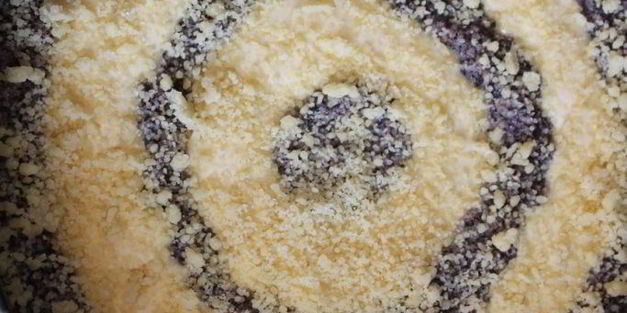 творожно-маковый пирог колечко